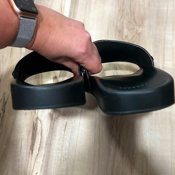 Versace Leather Studded Medusa Accents Slides - Picture 7 of 9